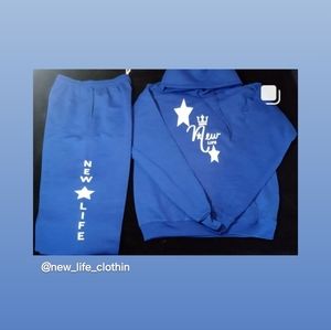 Men's & women New Life jogger outfits.